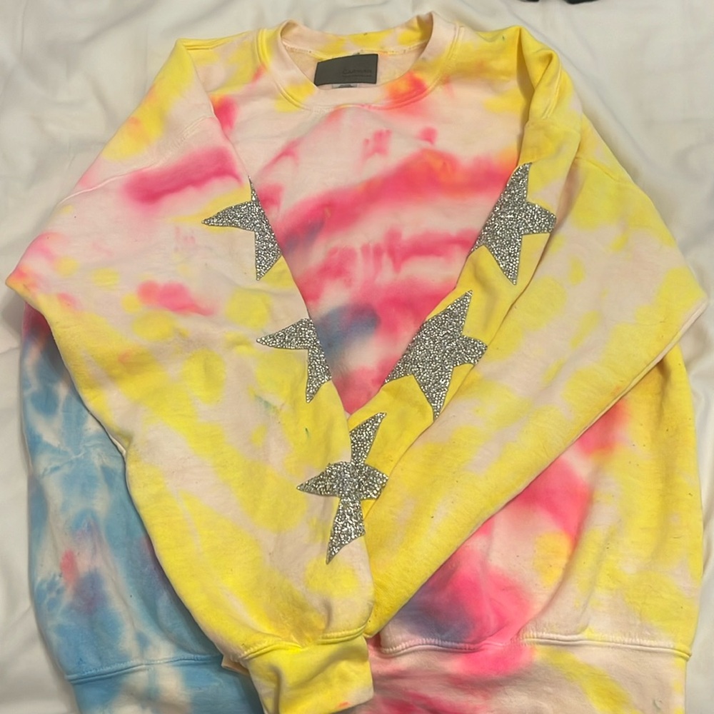 LF / Carmar Tie Dye Star Crewneck